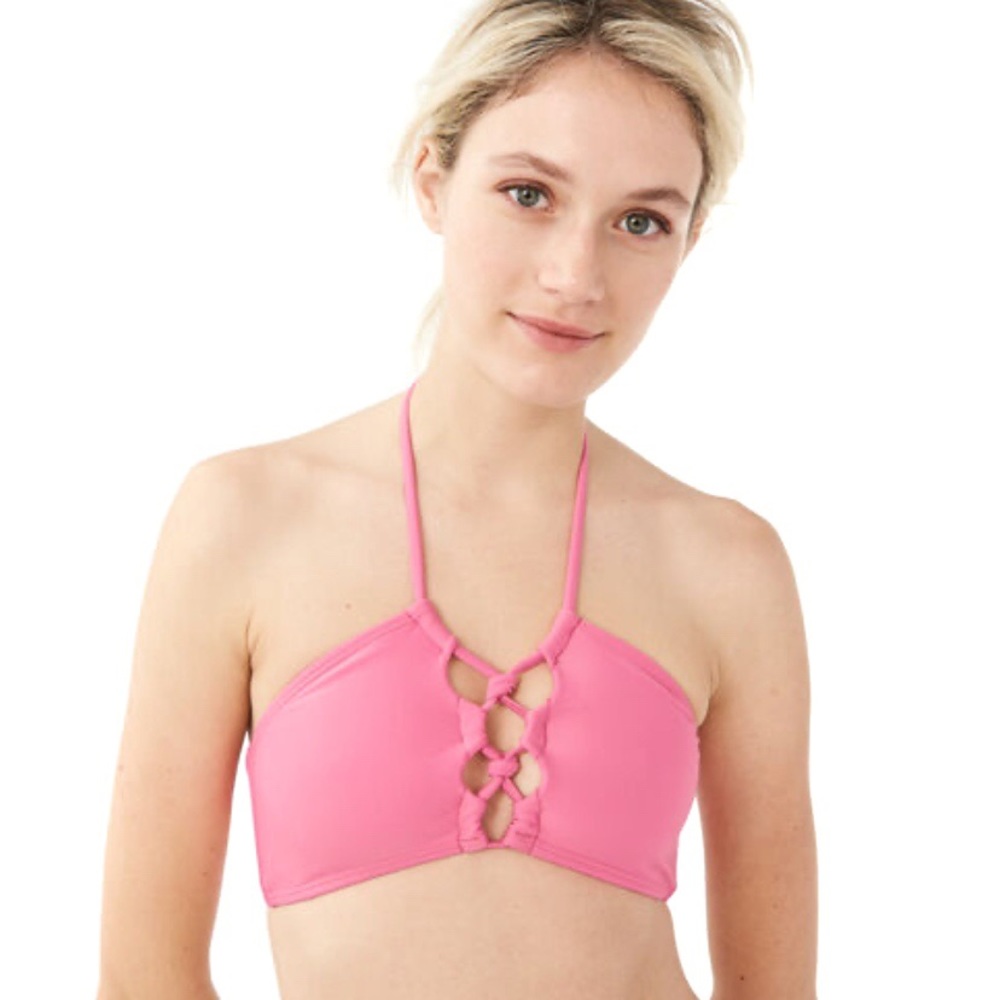Aeropostale Bikini Top M Halter High-Neck - Picture 1 of 8